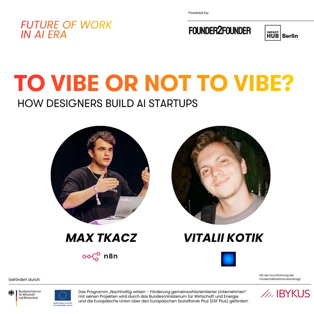To Vibe or Not to Vibe? How designers build AI startups