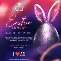 A.L.F Events Easter Sunday at The Admiral Cunningham
