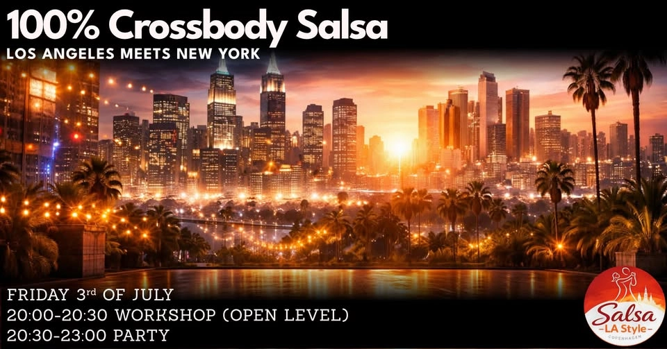 100% Crossbody Salsa: Los Angeles meets New York - Workshop and Party