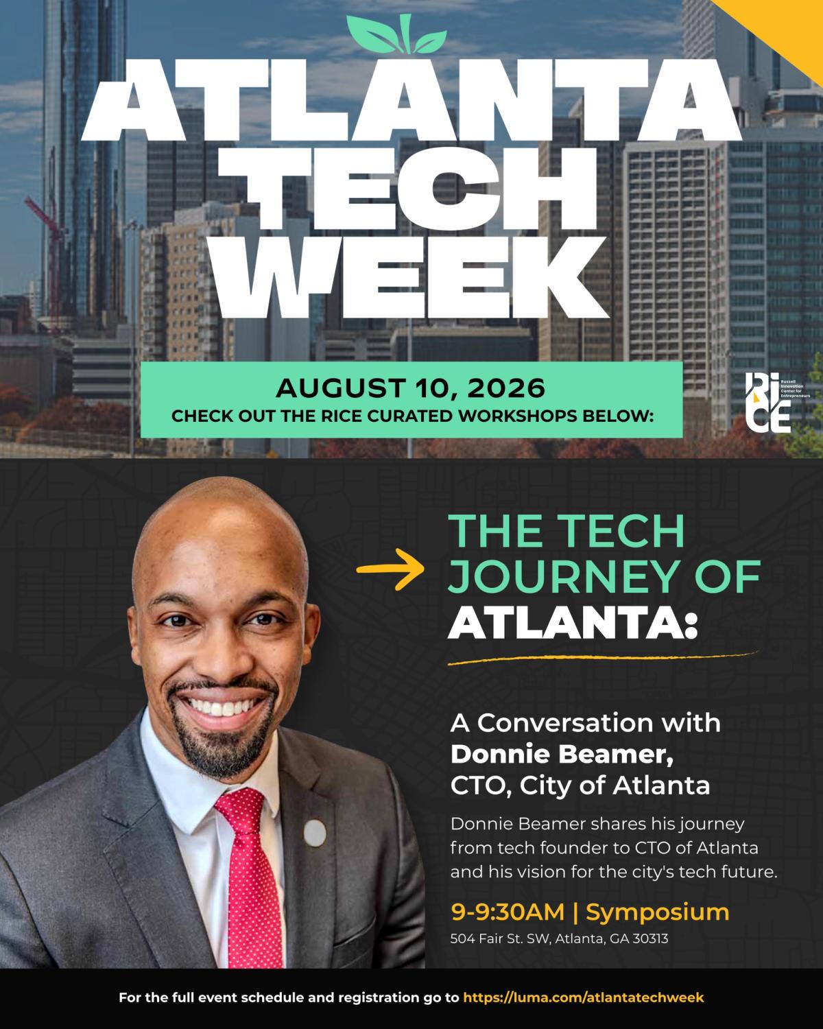 The Tech Journey of Atlanta: A Conversation with Donnie Beamer, CTO, City of Atlanta
