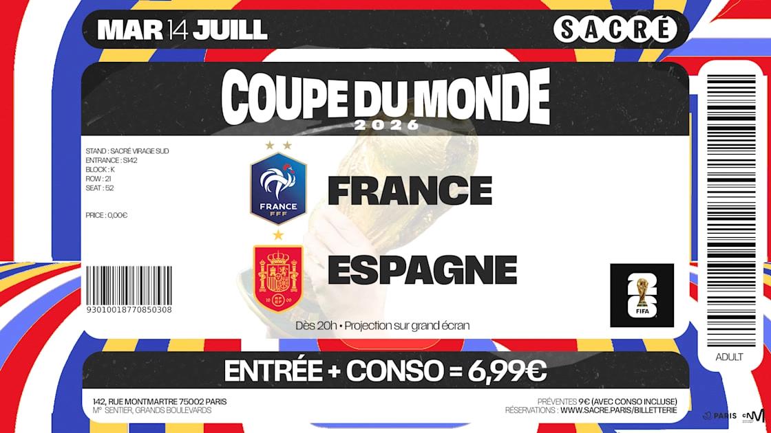 Sacré Présente La Demi : Diffusion France - Espagne