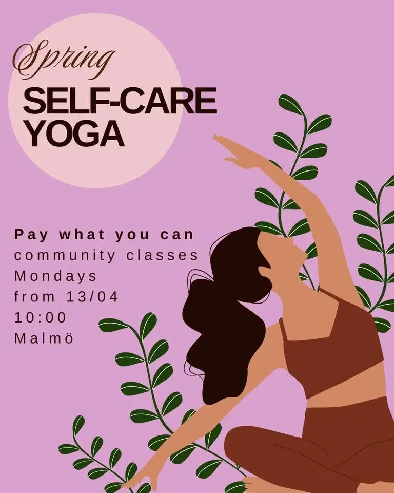 "Pay what you can" community class - Spring self-care