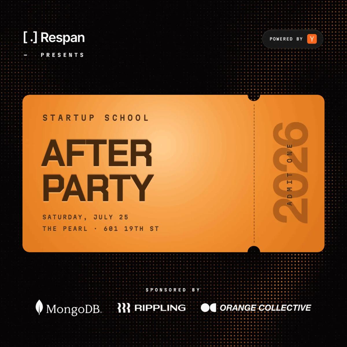 YC Startup School After Party - Respan