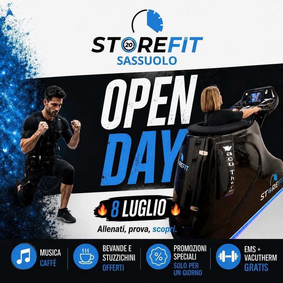 🔥 OPEN DAY STOREFIT SASSUOLO🔥