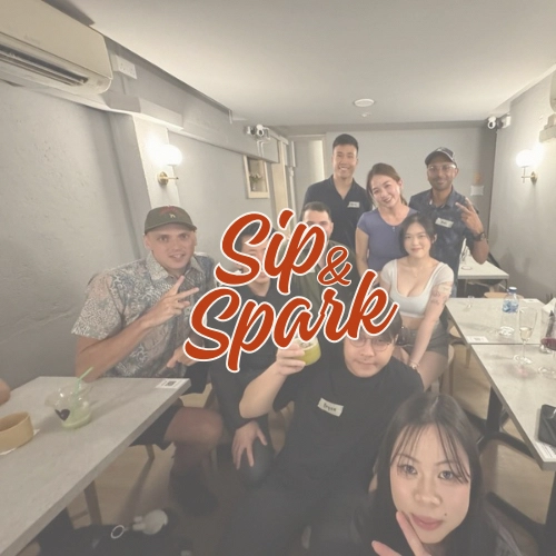 Sip & Spark - Mixed-Gender Social Night/ Networking Event (Real Convo, Real Ppl)
