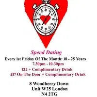 Speed Dating. 25 - 35 years Mondays