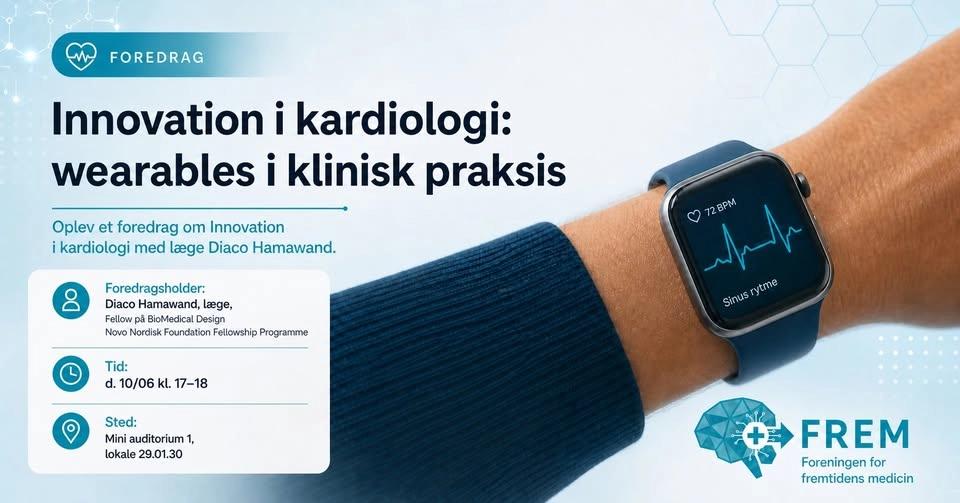 Foredrag: Innovation i kardiologi - wearables i klinisk praksis