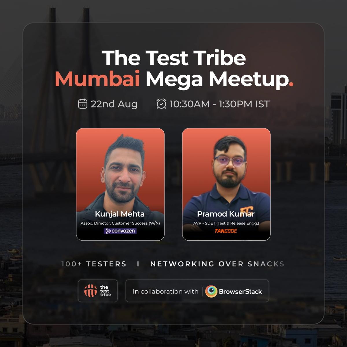 The Test Tribe Mega Meetup - Mumbai