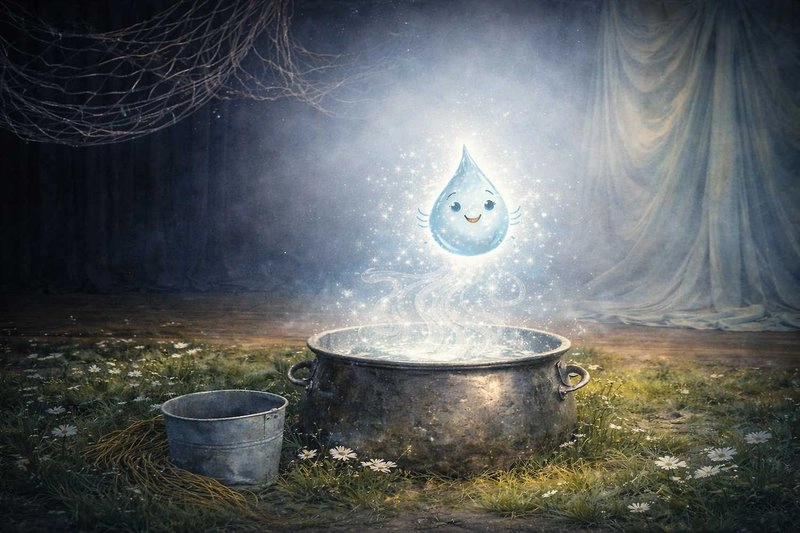 Putování ztracené kapky, aneb cesta tam a zase zpátky