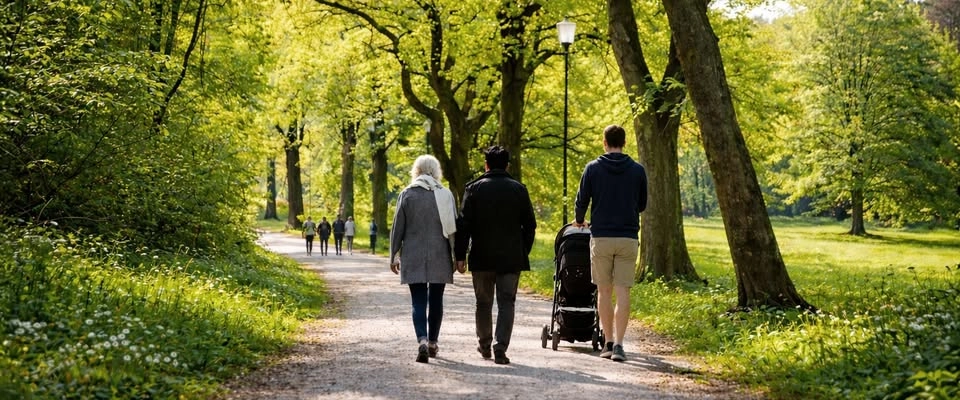 Gemenskapspromenad i Slottsskogen