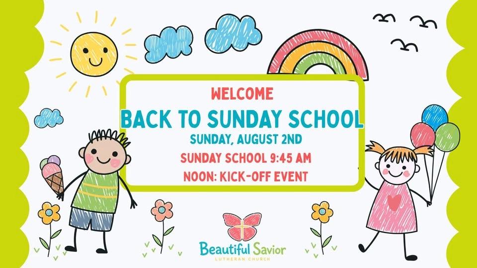 Sunday School Kickoff