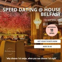 Ages 35-45, Speed Dating, Head Over Heels Belfast