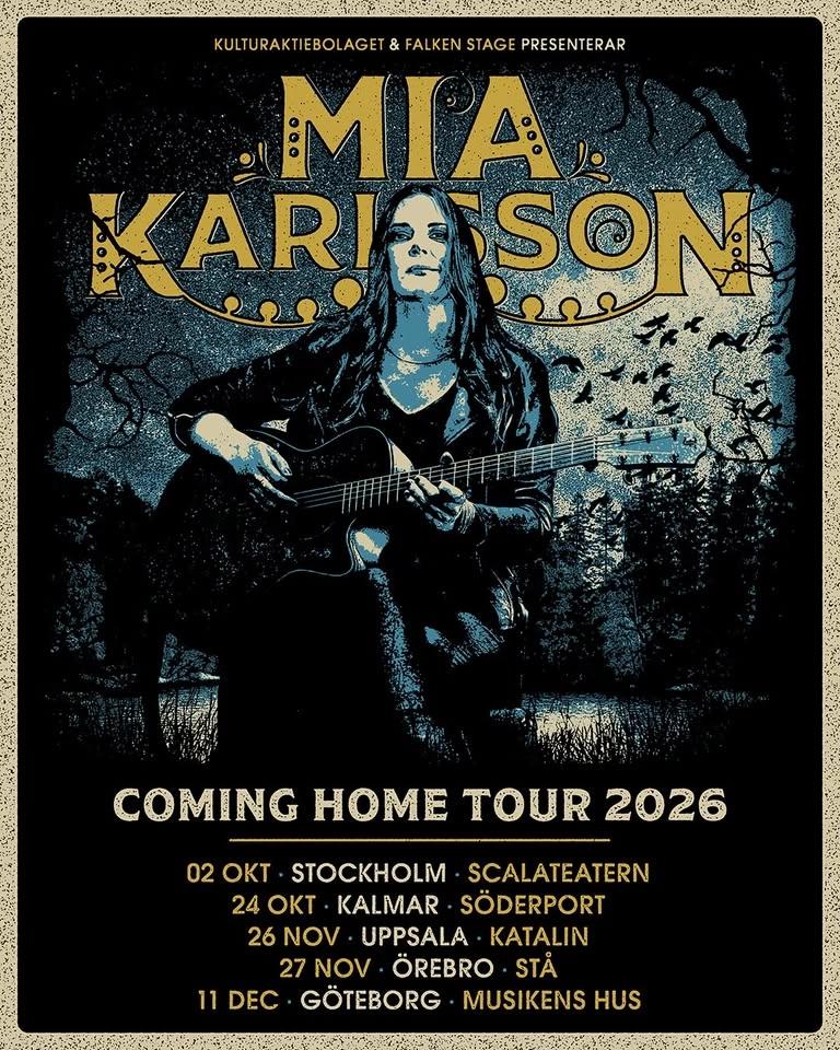 Mia Karlsson – Coming Home Tour 2026 • 2/10 • Stockholm