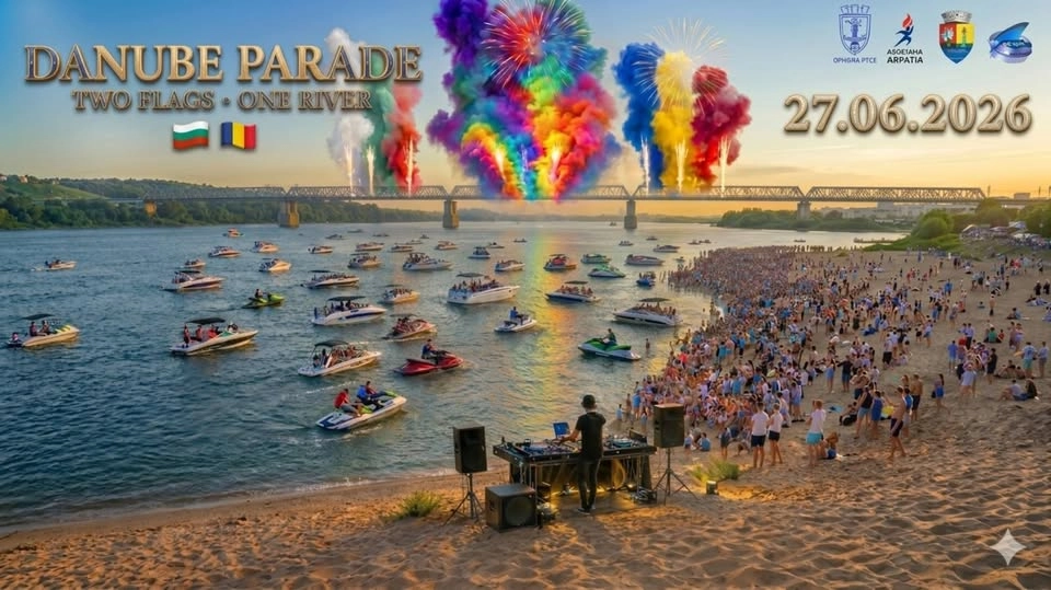 Danube Parade - two flags, one river