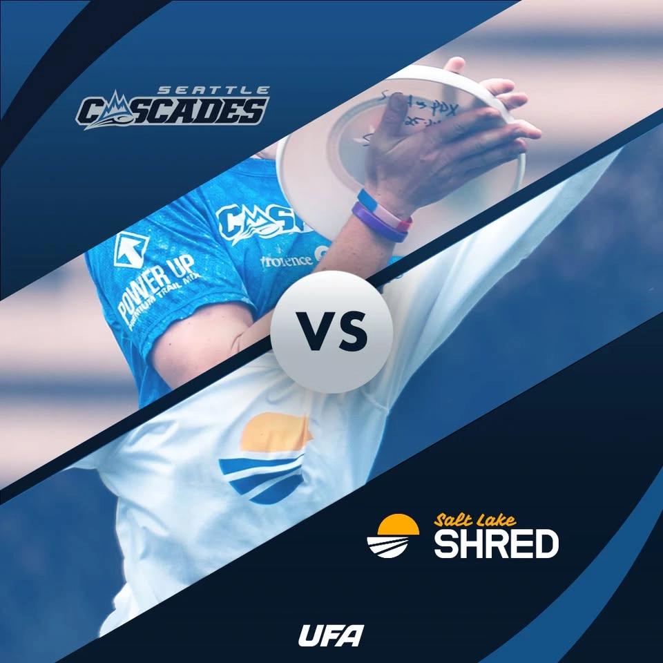 6/13 Seattle Cascades vs Salt Lake Shred @ 5:00pm