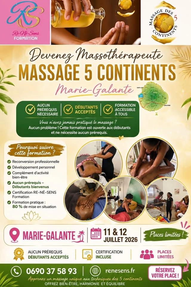 𝗙𝗼𝗿𝗺𝗮𝘁𝗶𝗼𝗻 𝗠𝗮𝘀𝘀𝗮𝗴𝗲 𝟱 𝗖𝗼𝗻𝘁𝗶𝗻𝗲𝗻𝘁𝘀 à MARIE-GALANTE