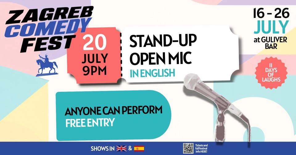 Zagreb Comedy Fest: Stand-Up Open Mic - Free