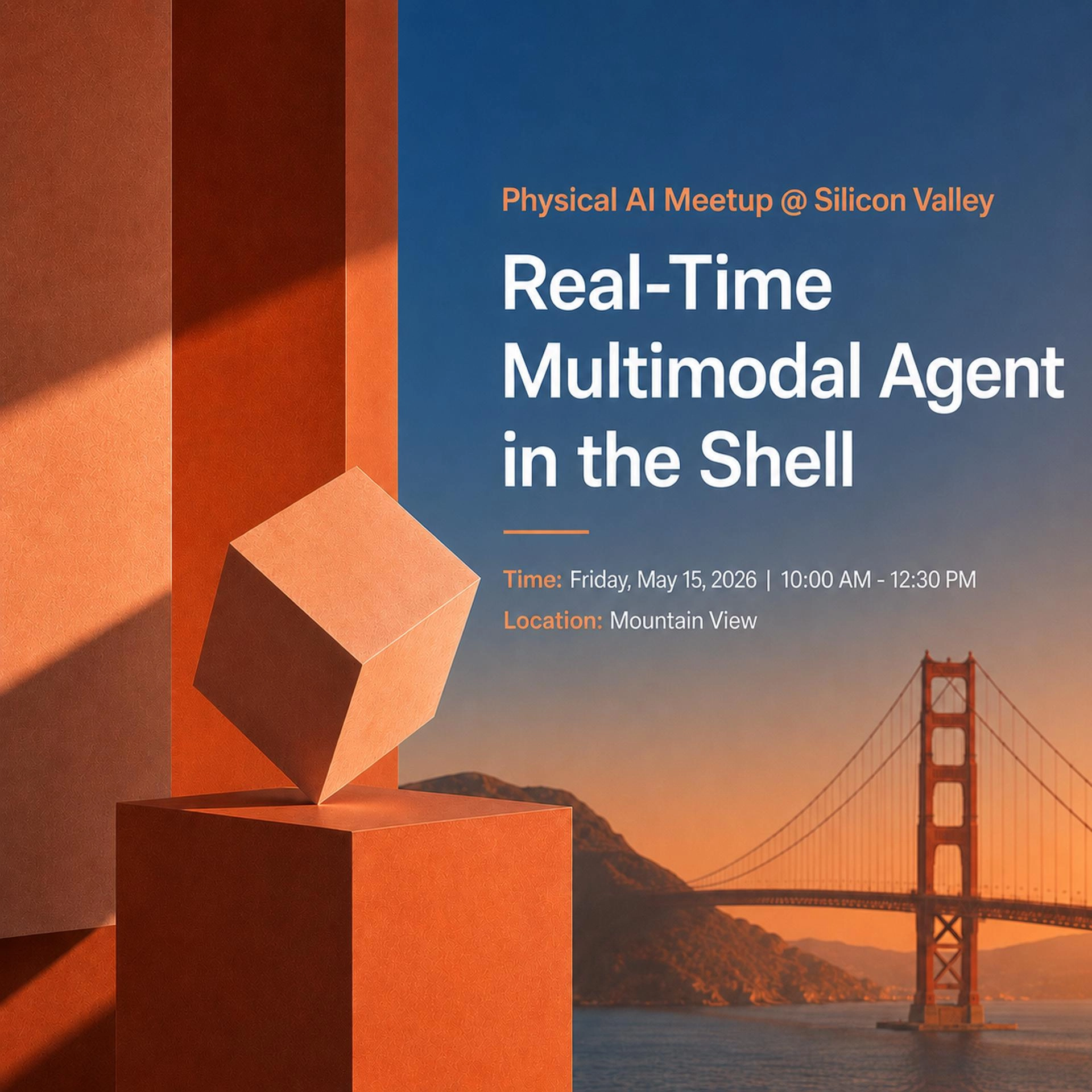 Physical AI Meetup @ SaaStr Annual: Real-Time Multimodal Agent in the Shell
