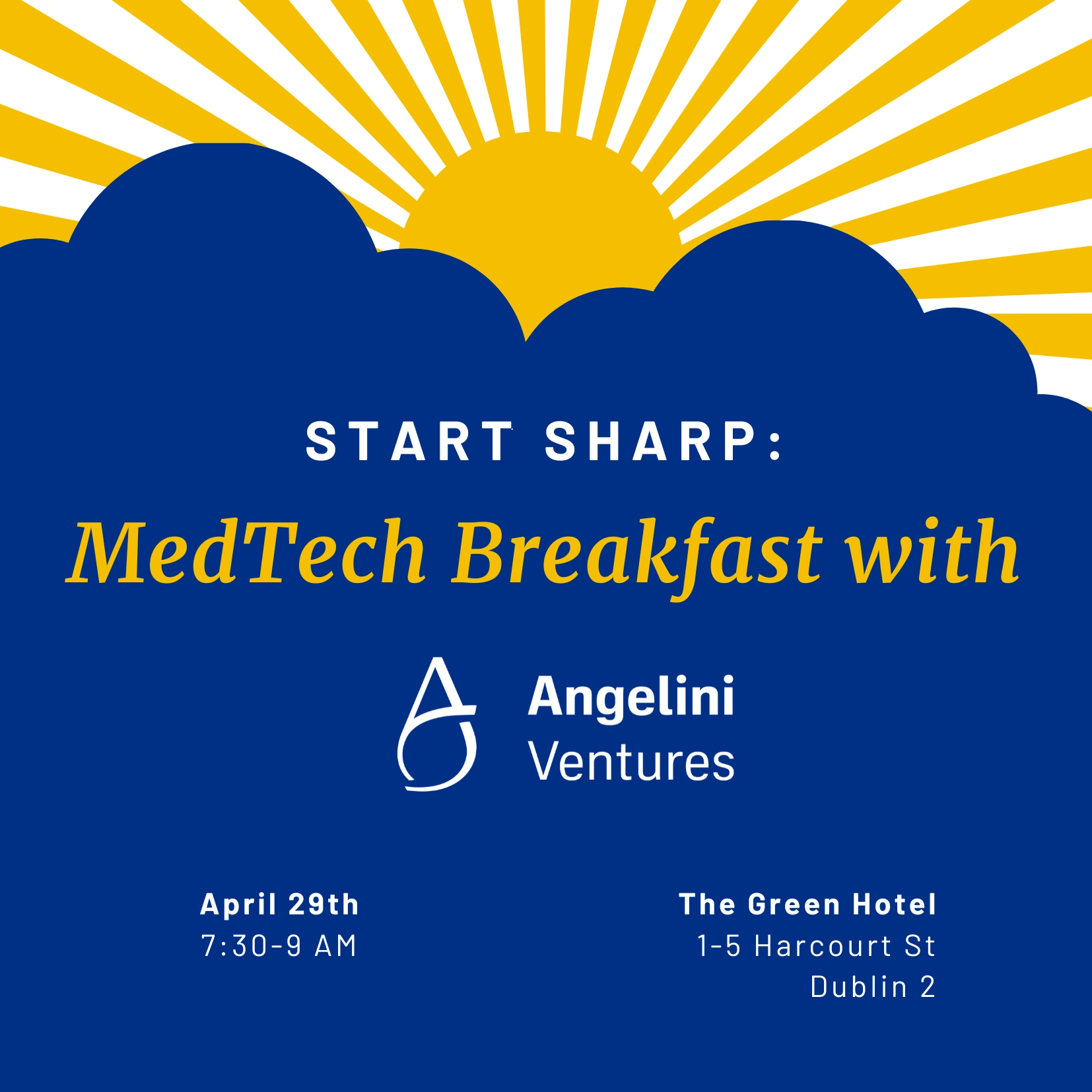 Start Sharp: MedTech Breakfast with Angelini Ventures