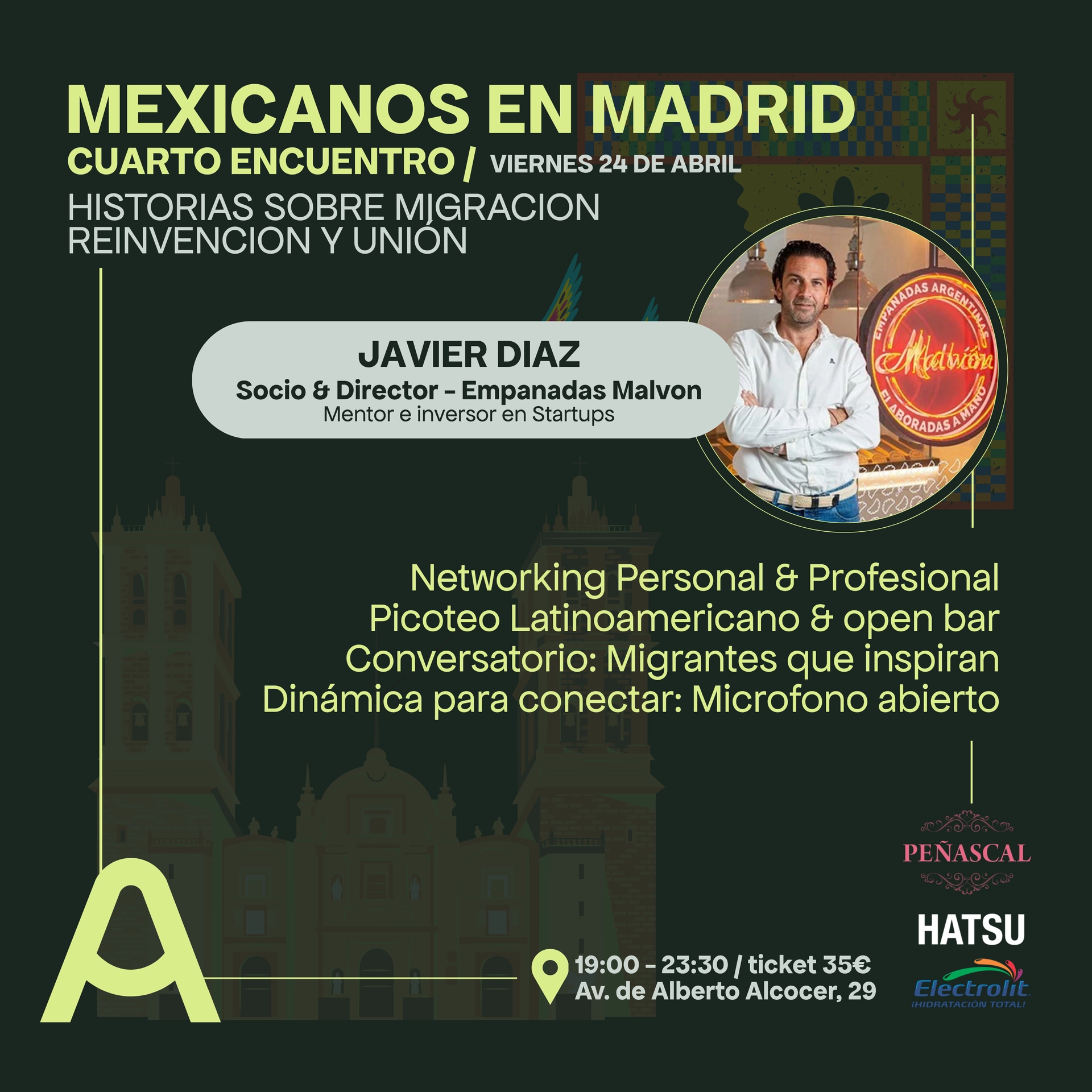 Mexicanos en Madrid - Cuarto encuentro 🇲🇽 Historias sobre migración, reinvención y unión.