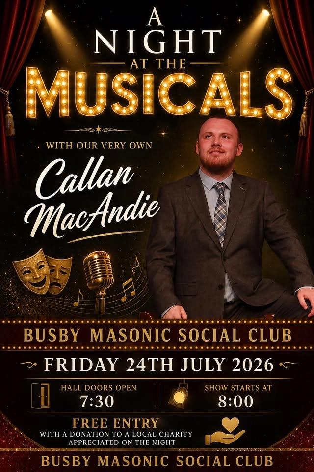 A Night At The Musicals With Callan MacAndie
