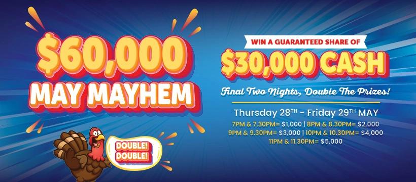 $60,000 MAY MAYHEM 💰💰