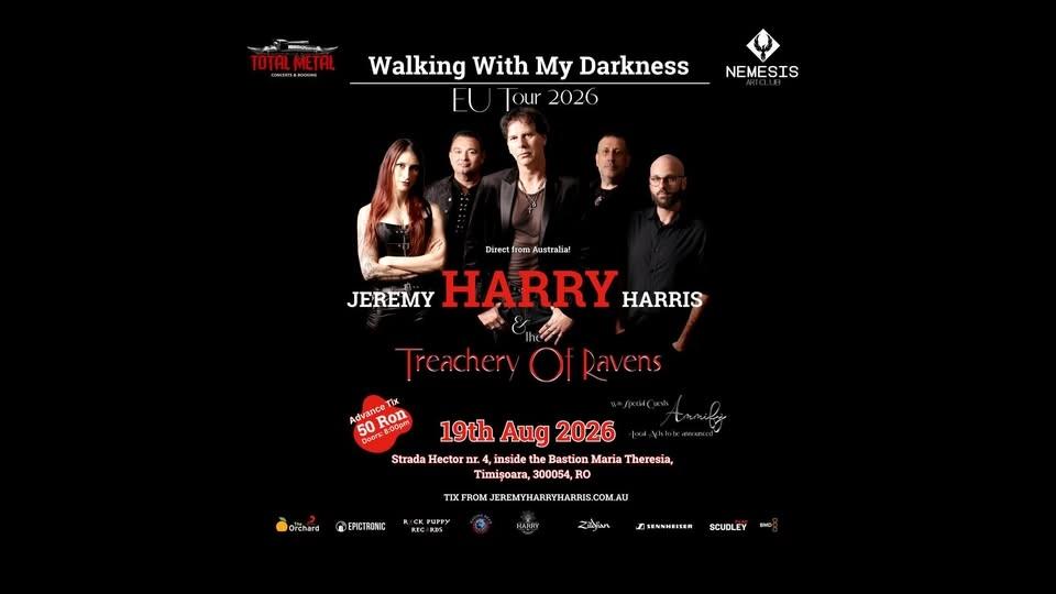 Jeremy Harry Harris & the Treachery Of Ravens | Nemesis Art Club| Timisoara