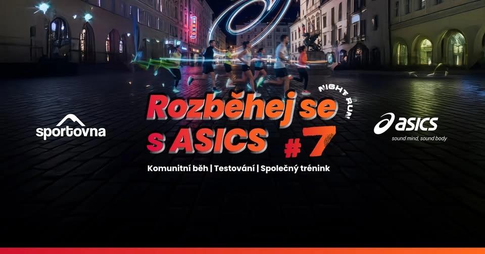 Rozběhej se s ASICS v Brně #7 | Night run | 6. 8. 2026 | Komunitní běh | Společný trénink