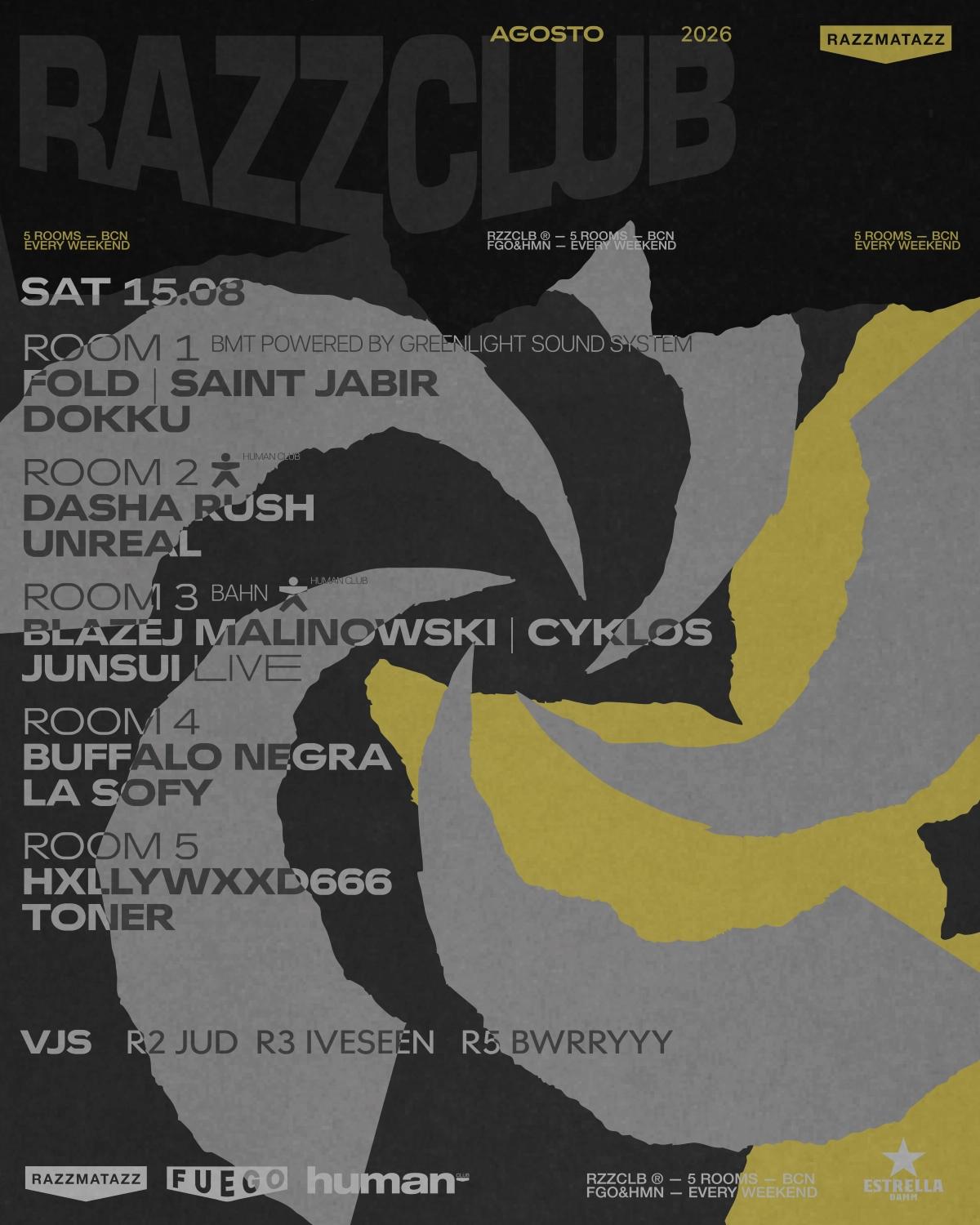 RAZZCLUBS: Bmt: Fold + Dasha Rush BAHN·: Blazej Malinowski & MORE