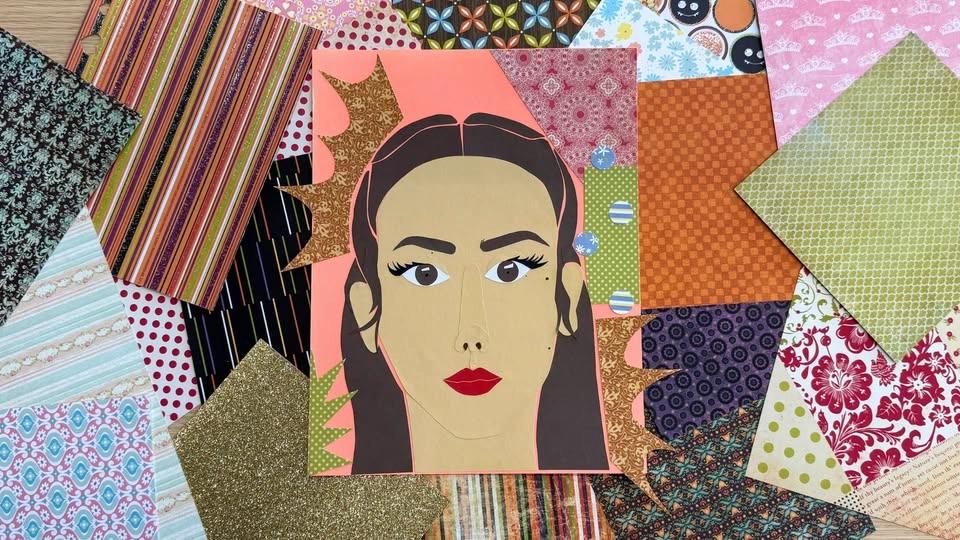 Second Saturday Art: Cut Paper Portraits