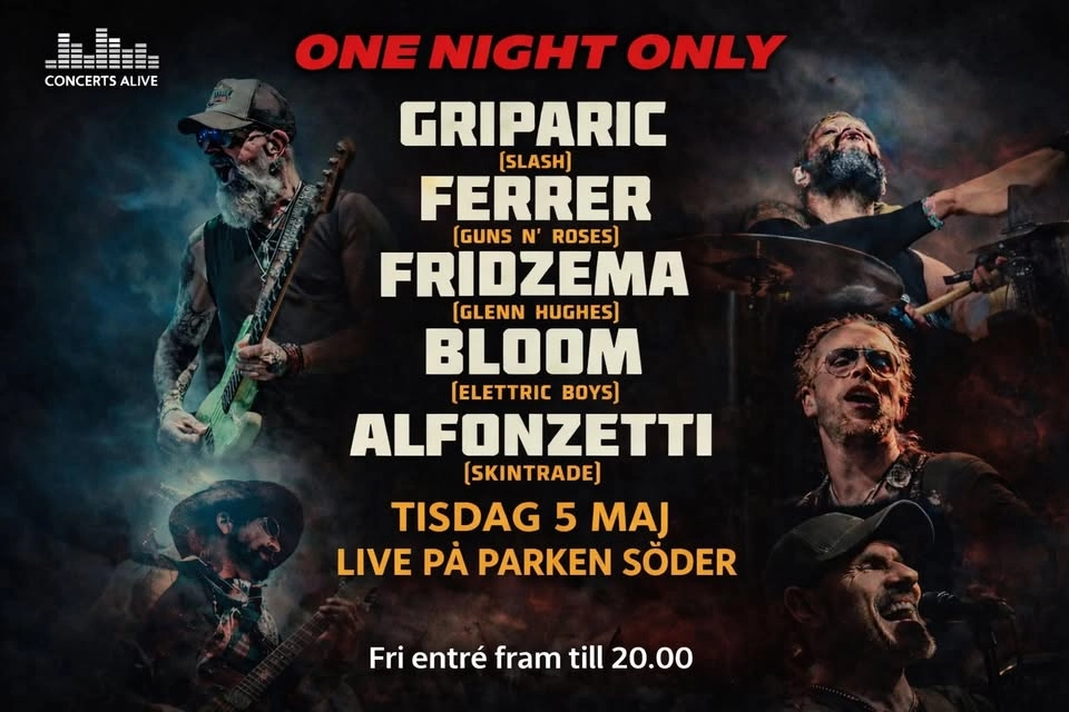 ONE NIGHT ONLY LIVE AT PARKEN SÖDER