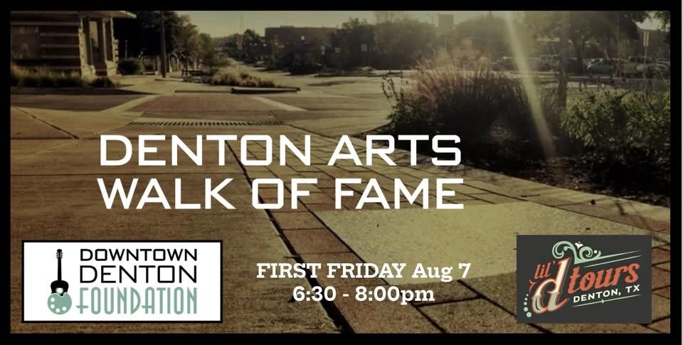 Denton Arts Walk of Fame tour