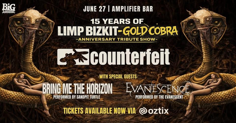 LIMP BIZKIT 'Gold Cobra' 15 Year Anniversary Tribute w/ Bring Me The Horizon & Evanescence Tributes