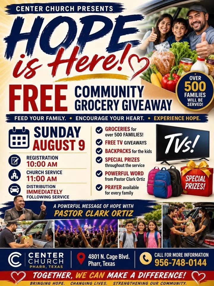 HOPE IS HERE! At Center Church