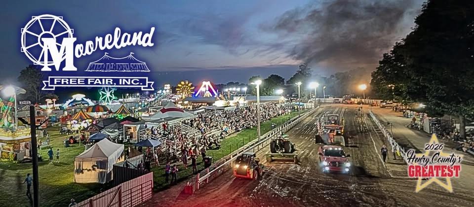 2026 Mooreland Free Fair Track Schedule