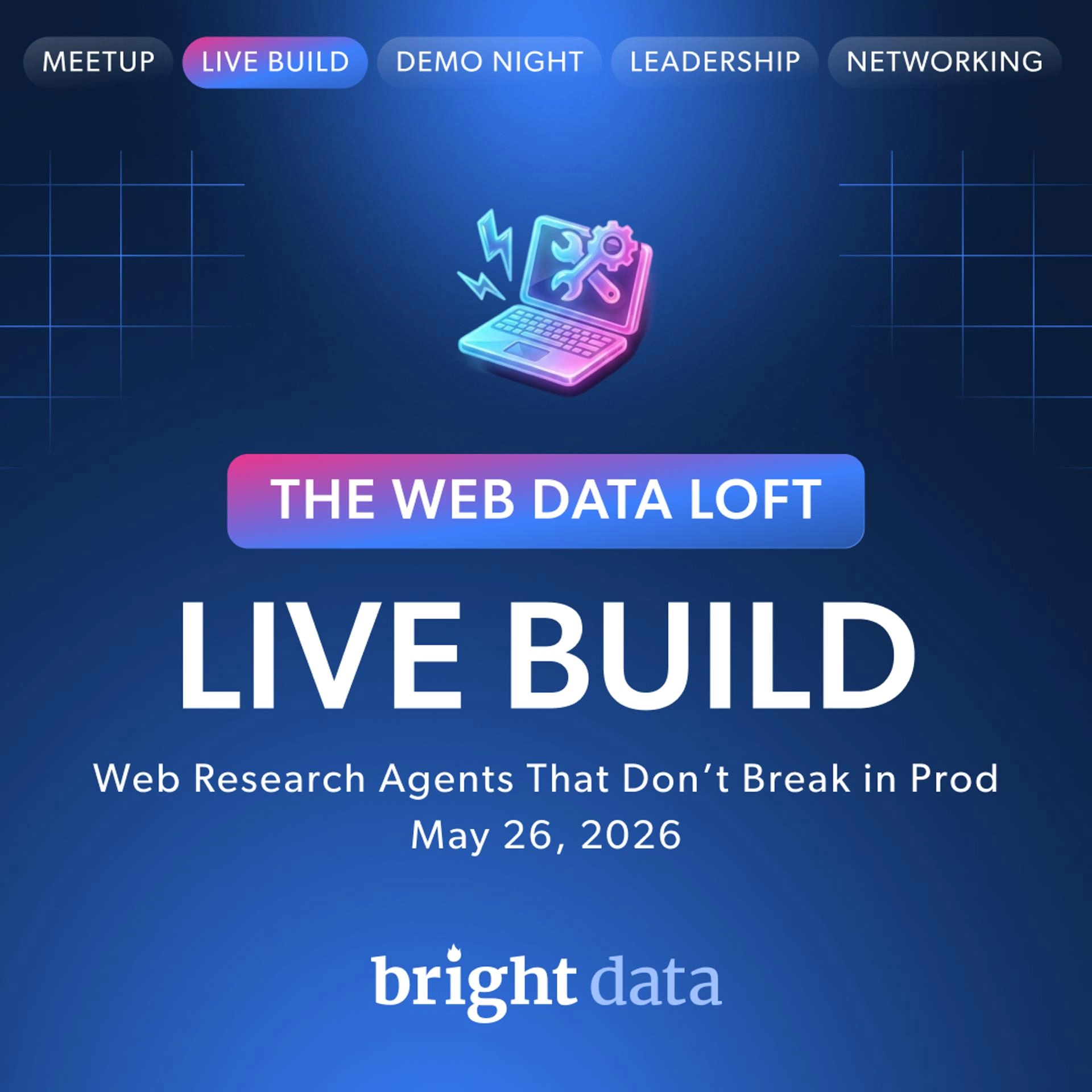 Build Night: Web Research Agents That Donβt Break in Prod x HackerSquad