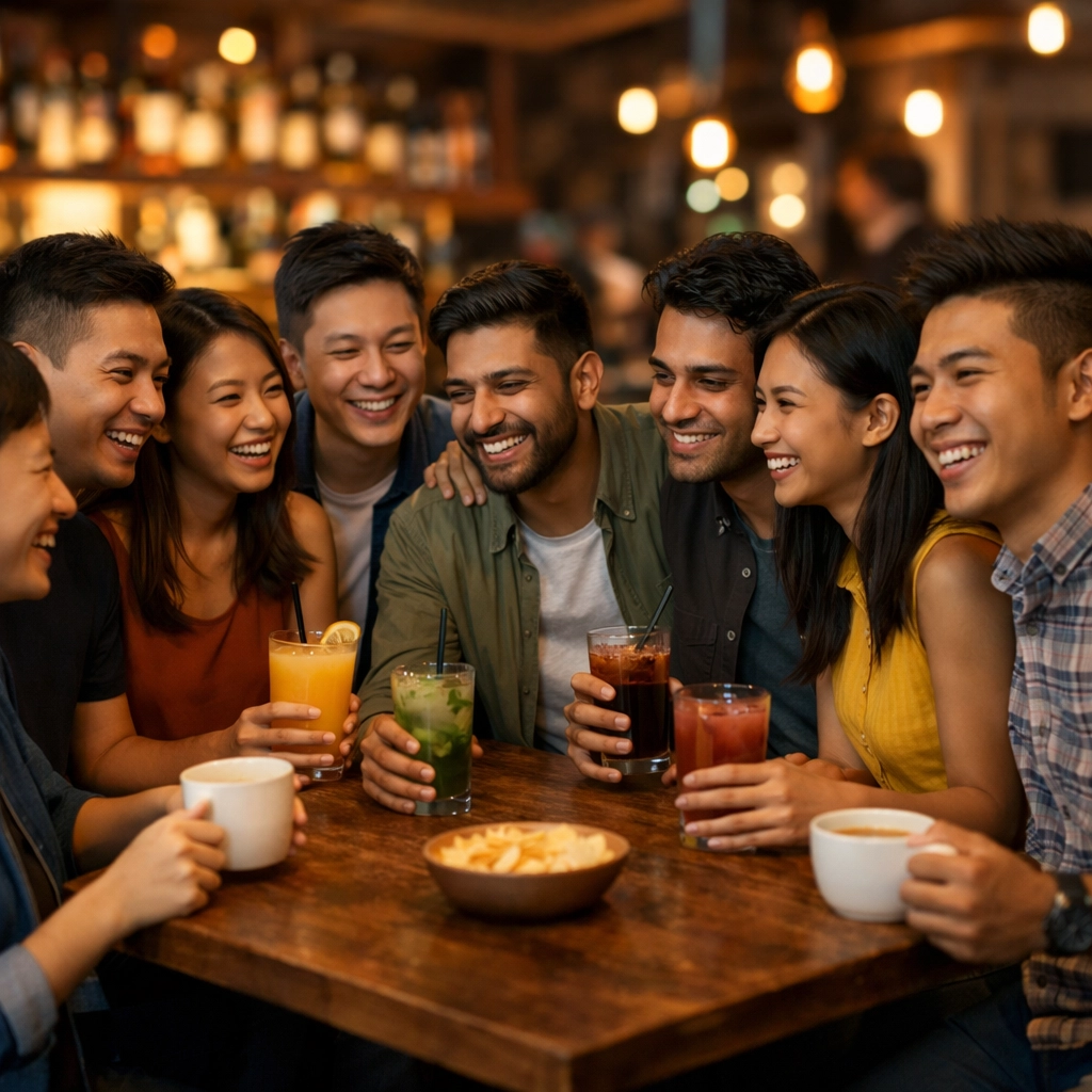 We don't really drink, just feel like going to a drinking place :D