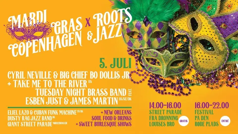 Mardi Gras Copenhagen 2026 X Roots & Jazz
