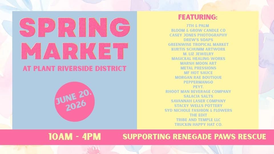 Spring Market at Plant Riverside District