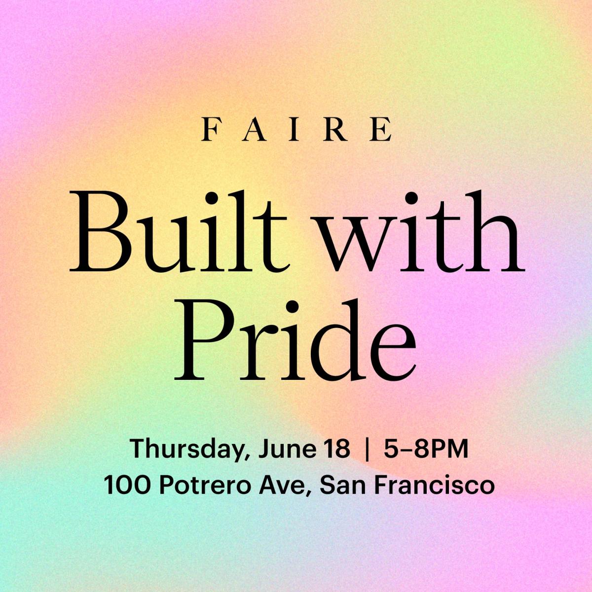 Built with Pride, Product at Faire