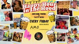 Happy Hour in the Hood w Amazing Friends & Tasty Beers at AMO Brewery