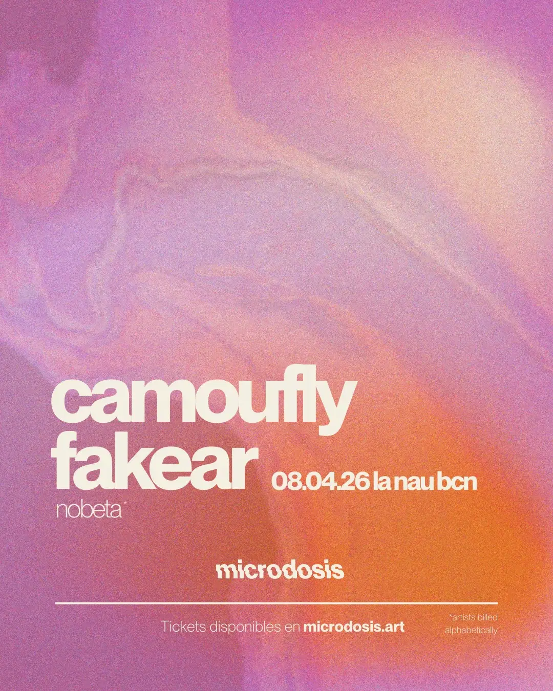 Fakear y camoufly en microdosis - La Nau, Barcelona