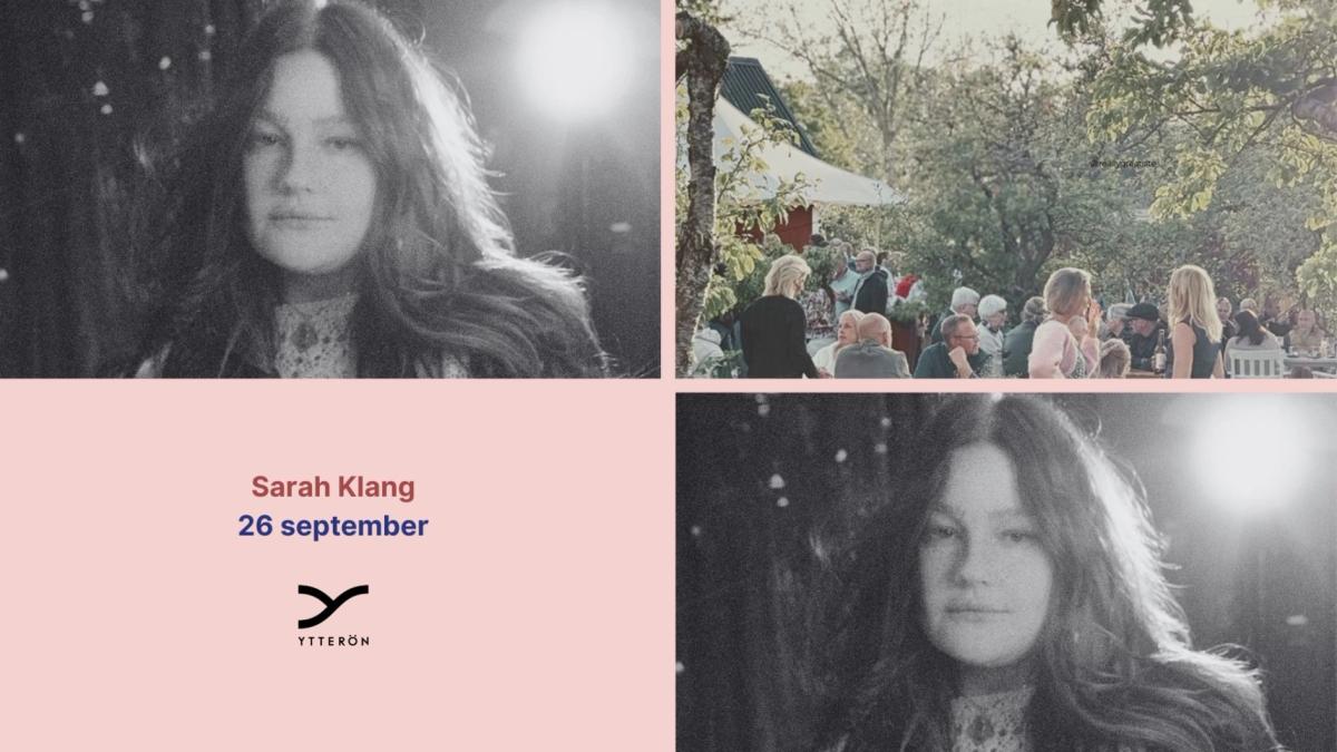 Sarah Klang - Sensommarkvällar på Ytterön