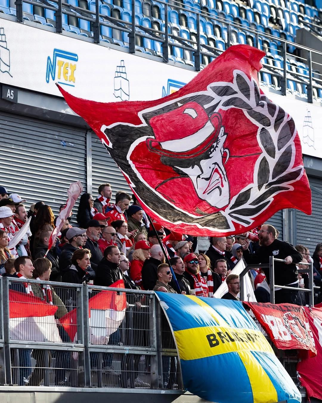 Degerfors IF away match in Göteborg