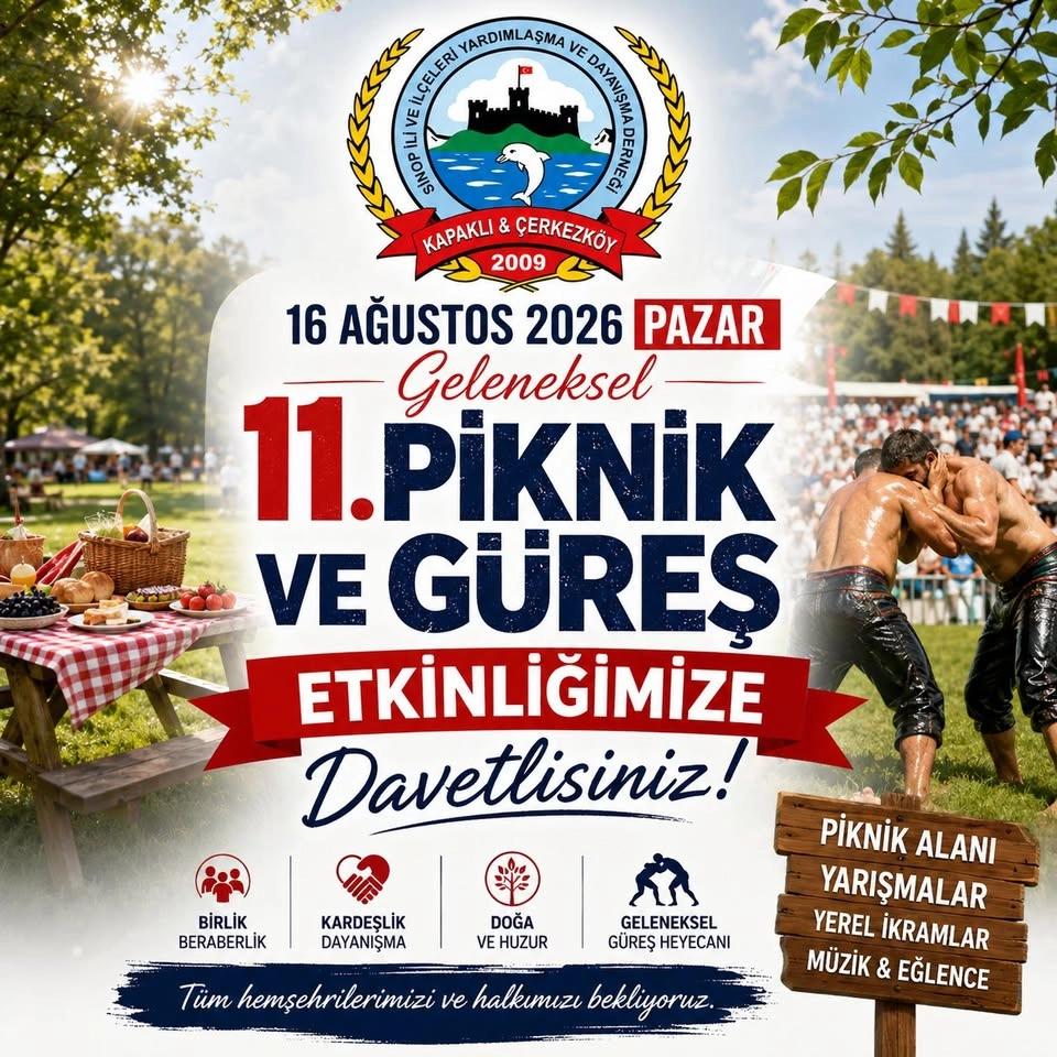 11.GELENEKSEL PİKNİK VE GÜREŞ ŞENLİĞİ