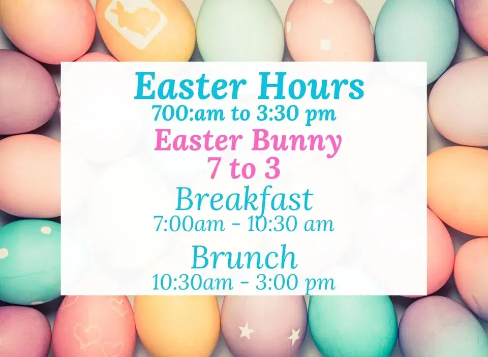 đ°đ„ Easter Sunday at Bullockâs! đ„đ°