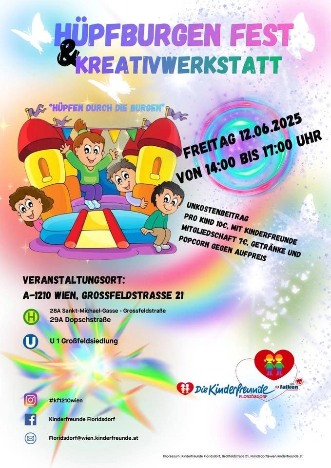 Hüpfburgenfest und Kreativwerkstatt