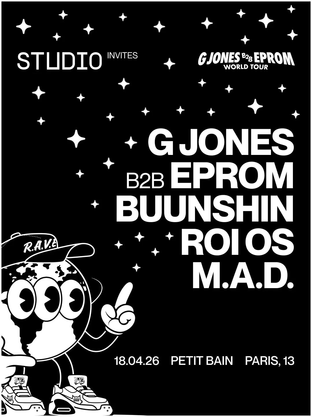 STUDIO Invites EPROM x G Jones, Buunshin, Roi Os & M.A.D