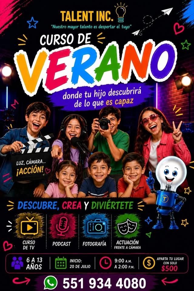 Este verano ven a vivir una experiencia completamente diferente. 🎬✨