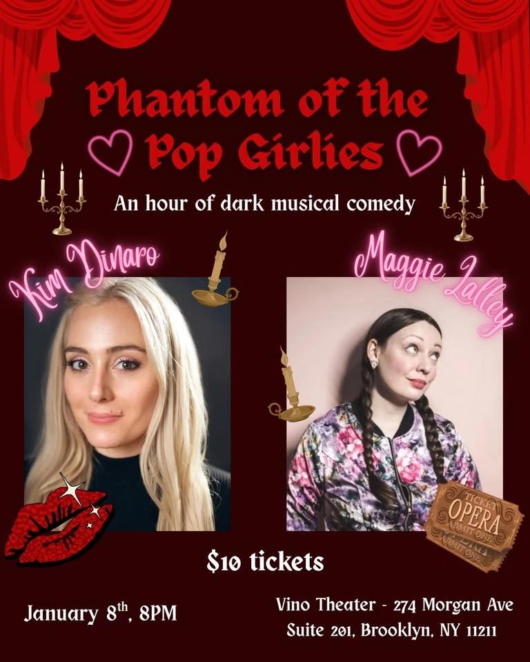 PHANTOM OF THE POP GIRLIES: An hour of dark musical comedy